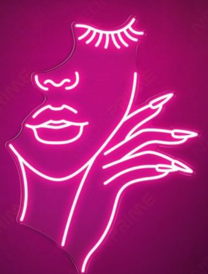 Lady Neon Sign