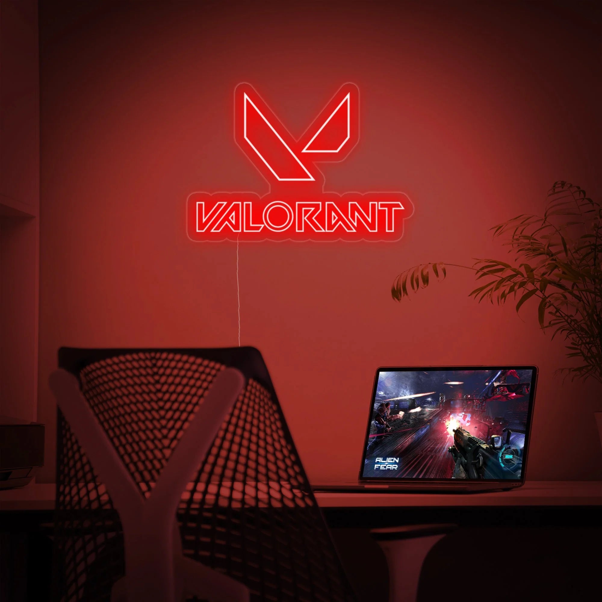 Valorant Neon Sign