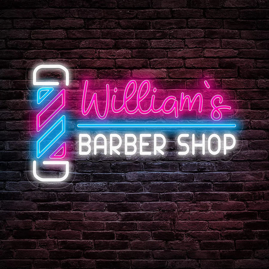 (Your Name)'s Barbershop Sign