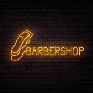 Barbershop machine sign