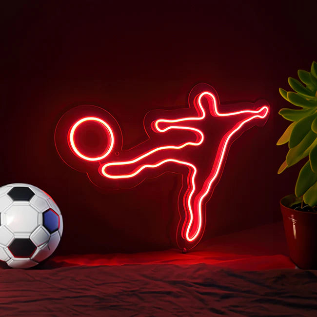 Side Kick Football Neon Sign